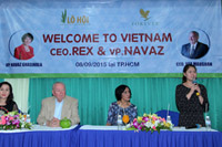 CHÀO ĐÓN CEO REX MAUGHAN & VP NAVAZ GHASWALA –  HÀO HỨC PHẤN KHỞI VỚI NHỮNG KẾ HOẠCH KINH DOANH