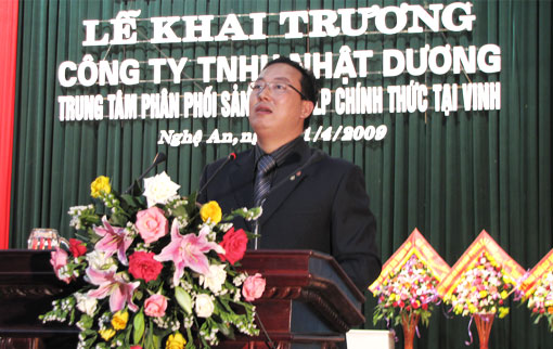 OPENED PRODUCT DISTRIBUTION CENTER IN VINH