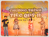 CHƯƠNG TRÌNH TIỆC QUÝ 2 – 2011