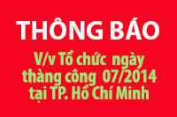 V/v Tổ chức ngày thàng công 07/2014 tại TP. Hồ Chí Minh