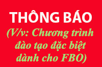 (V/v: Chương trình đào tạo đặc biệt dành cho FBO)