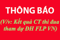 (V/v: Kết quả Chương trình thi đua tham dự Đại hội FLP Việt Nam 2016)