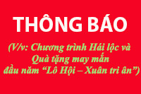 (V/v: Chương trình Hái lộc và Quà tặng may mắn đầu năm “Lô Hội – Xuân tri ân”)