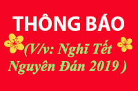 (V/v Nghỉ Tết Nguyên Đán Kỷ Hợi 2019)